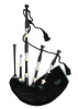McCallum AB4D Blackwood Bagpipes with FIRE DEPARTMENT Engraving
